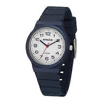 SINAR Youth Watch Wristwatch Analog Quartz Unisex Silicone Band XB-18-20 blue