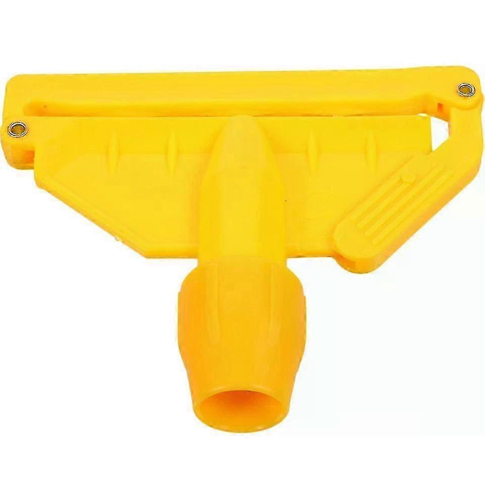 Mop Chuck Connector Attachment, Reusable Plastic Clamp for Mop Replacement, Secure Grip