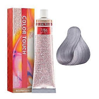 7-86 Keskivaalea helmiäisvioletti Wella Color Touch Rich Naturals ammoniakiton 60ml