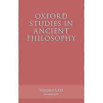 Oxford Studies in Oude Filosofie Deel 62
