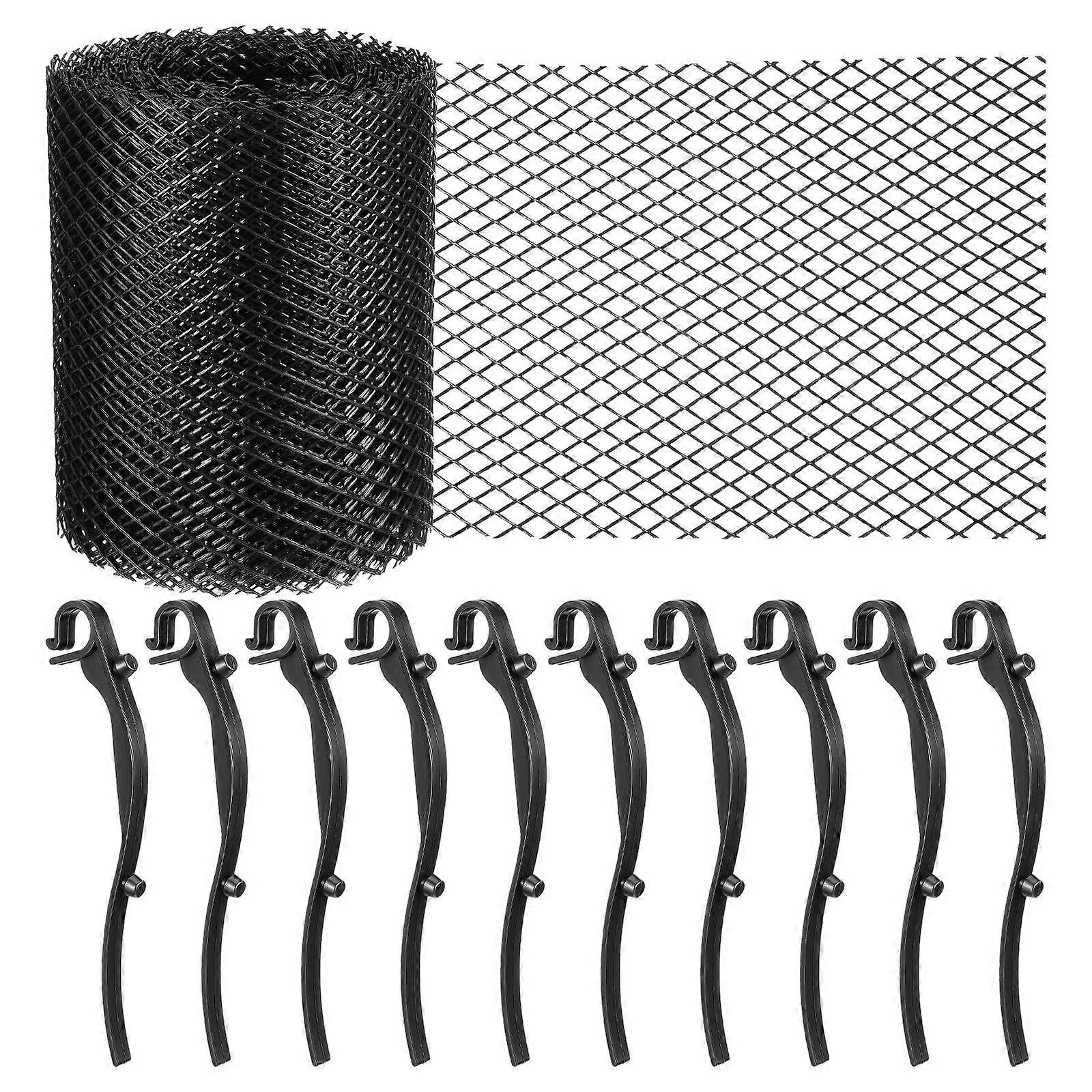 Mesh Gutter Guard Plastic Gutter Guard Garden Yard Mesh Gutter Guard Covers