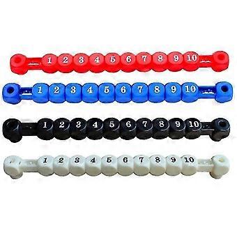 4Pcs Table Football Counter Hockey Scoring Units Counters Checkered Scorer Football Scoreboard Accessory for Ball Game