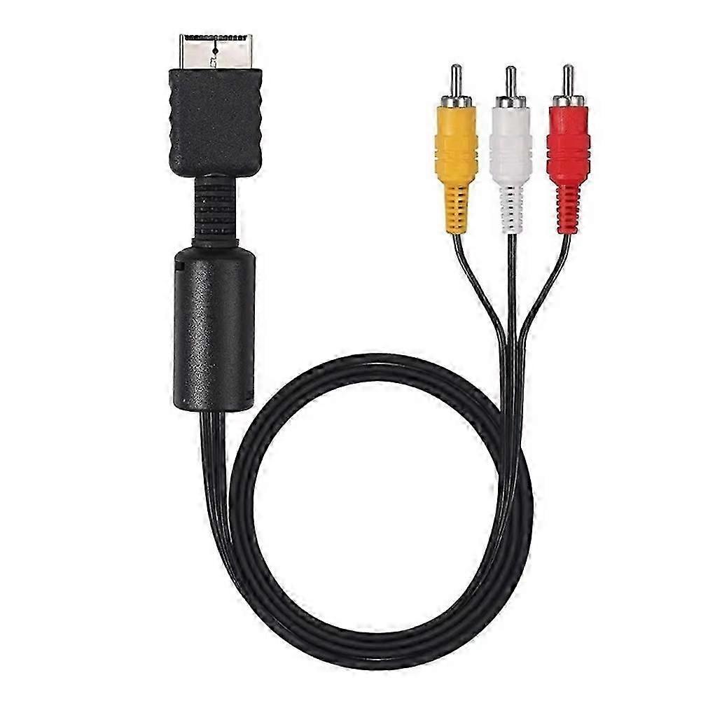 For PS3 PS2 PS1 AV Cable Splitter RCA Wire Converter Adapter