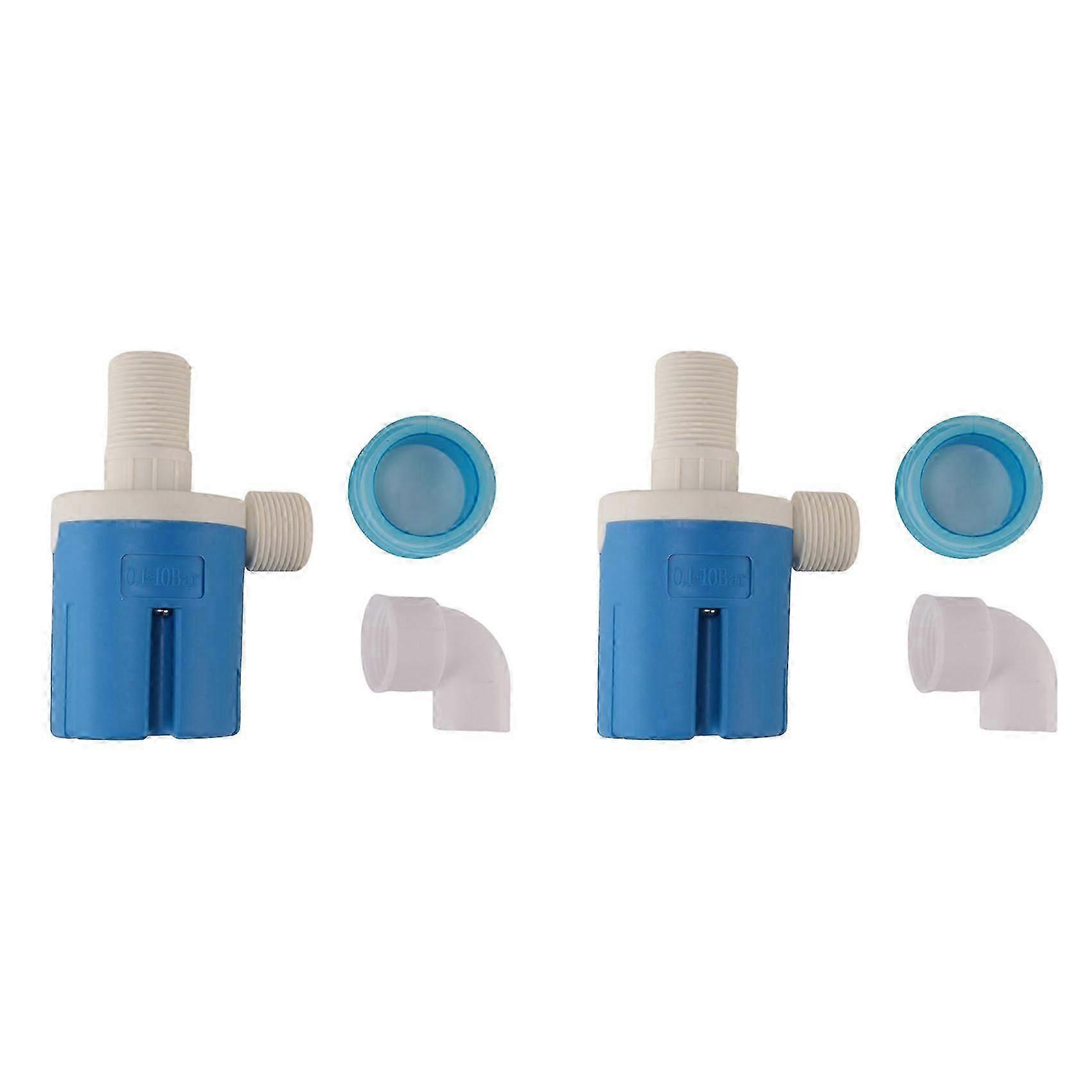 2X Fully Automatic Water Level Control Float Valve Auto Shut Off Ball Mini Float Valve Automatic Water Level Controller