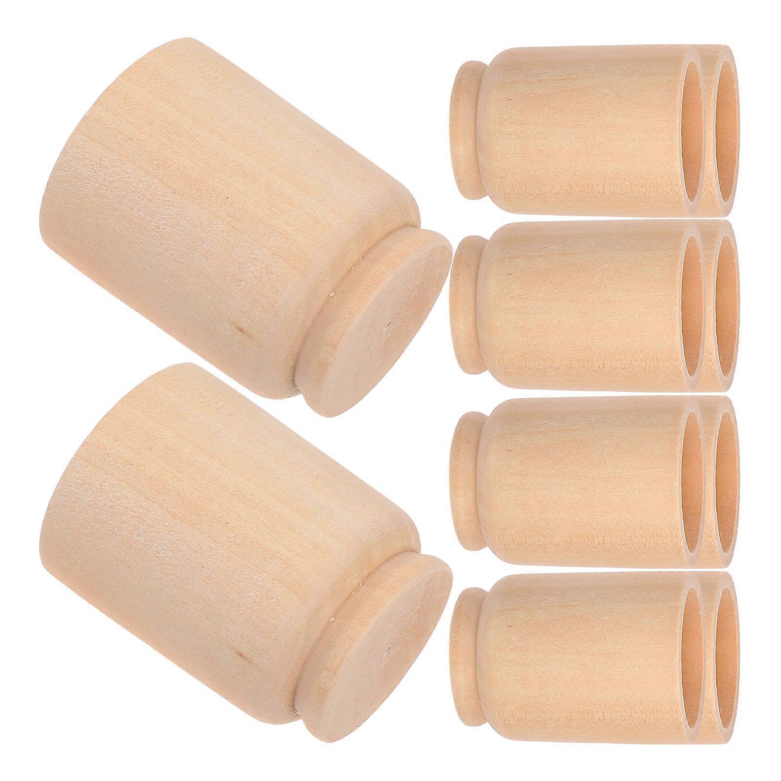 10pcs Wood Easter Egg Display Table Cup Easter Egg Display Stand Easter Home Decor Egg Shaped Cup Easter Egg Display Holder