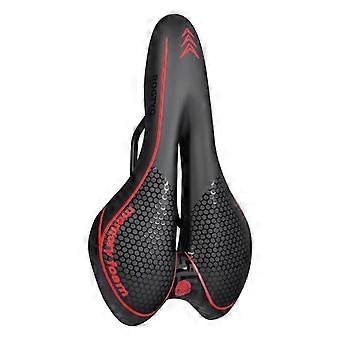 Hollow Memory Foam Bicycle Saddle with Ventilation Channel and Wear-Resistant PU Cover
