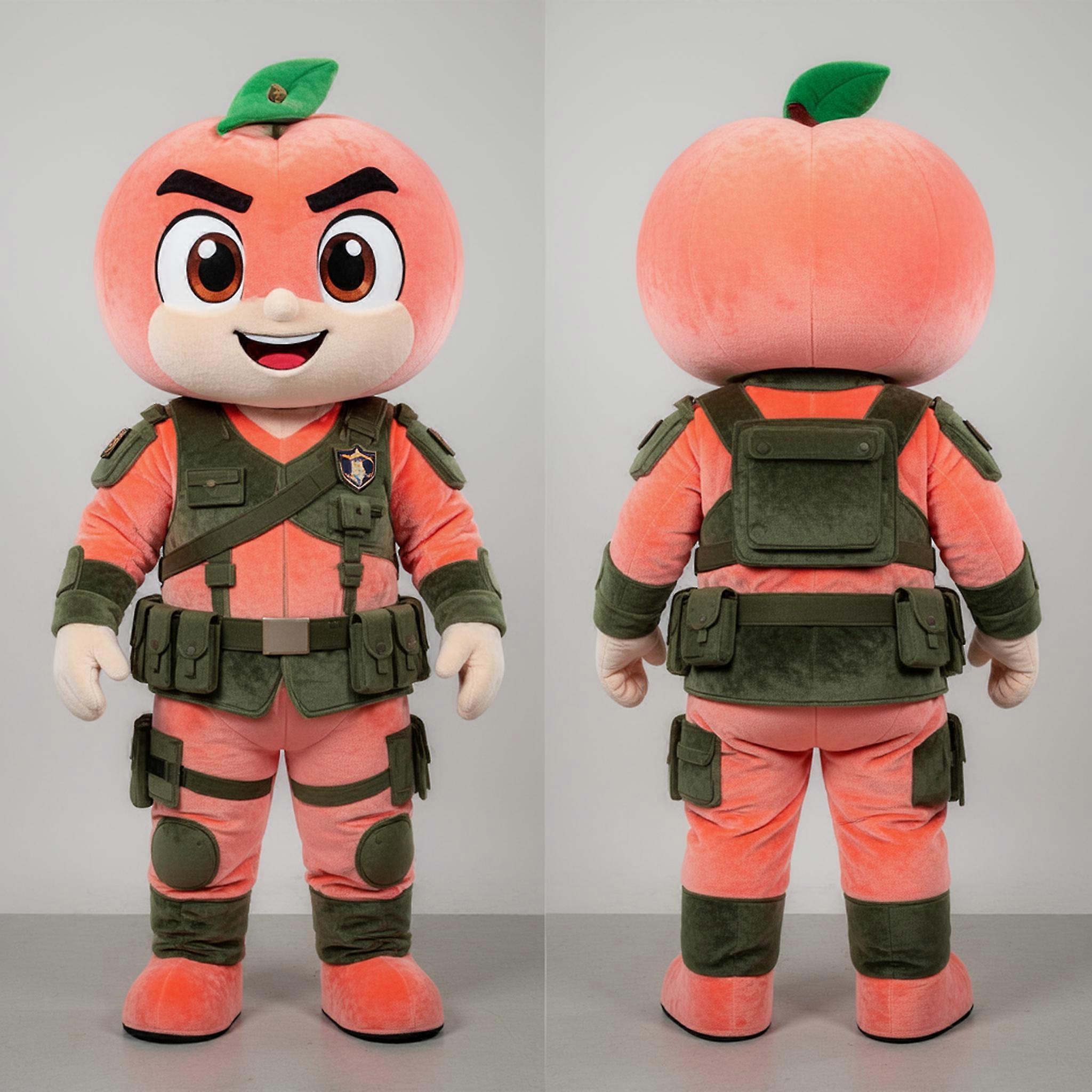 MASTICOT Peach Bold Commando Mascot