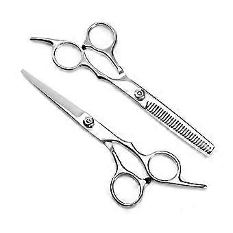 Hårklippesakssæt med hårklippesaks Tyndere saks Haircut Kit til hjem og salon