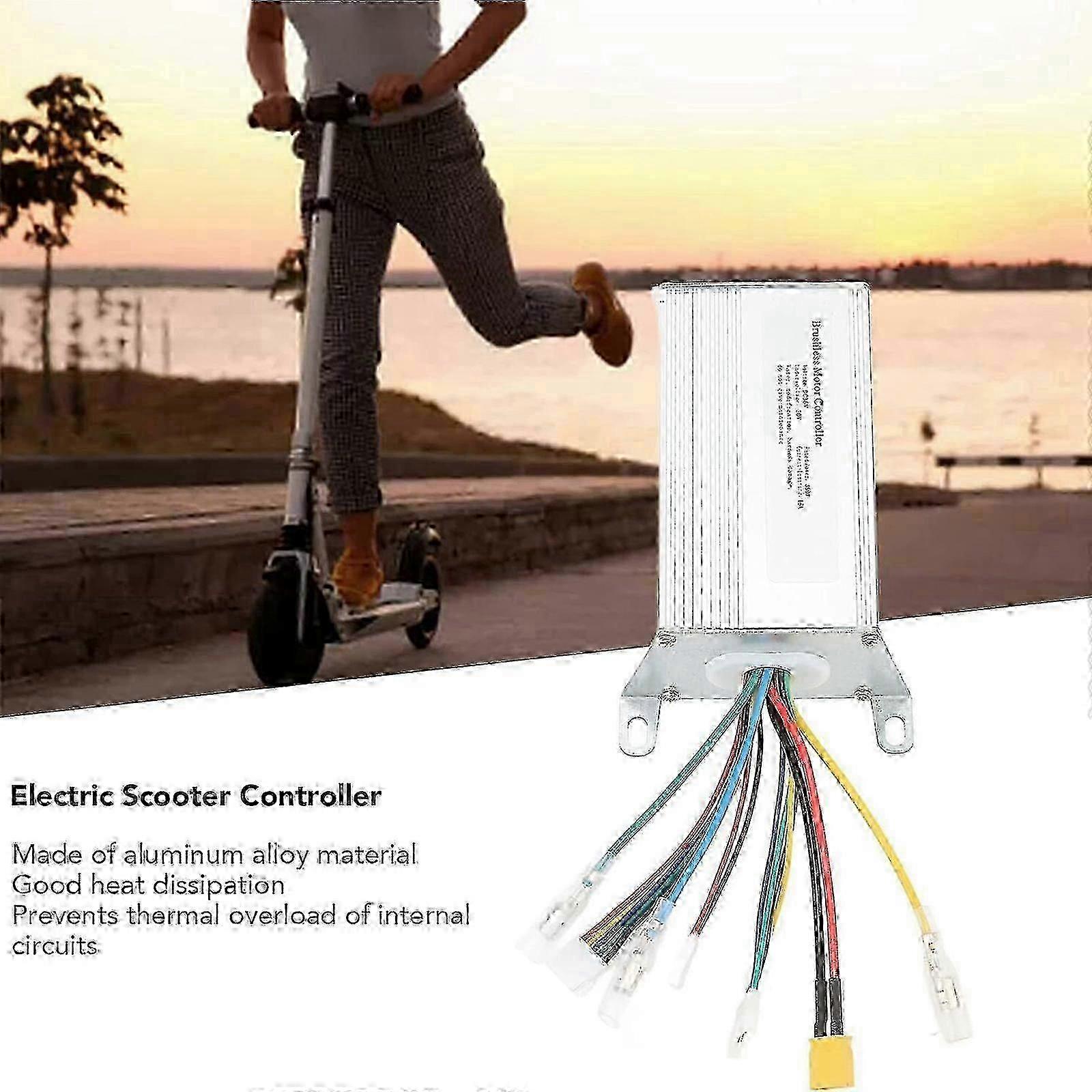 36V 16A 350W Electric Scooter Controller Brushless Speed Controller for Motor Replacement