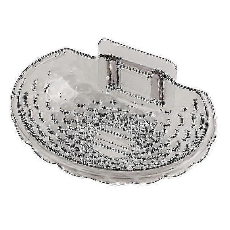 Quick Drain Acrylic Soap Dish Pair