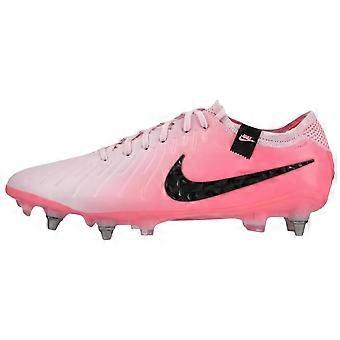 Nike Tiempo Legend 10 Slip Resistant Abrasion Resistant Soccer Shoes Men's Pink Black FN7283-601