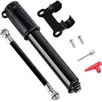 Bike Pump Bike Accessories, Portable Bicycle Tire Pump, Aluminum Alloy Bycicles Pumps Bike Tyre Pump,Compatible with Universal Schrader Valve and Pres