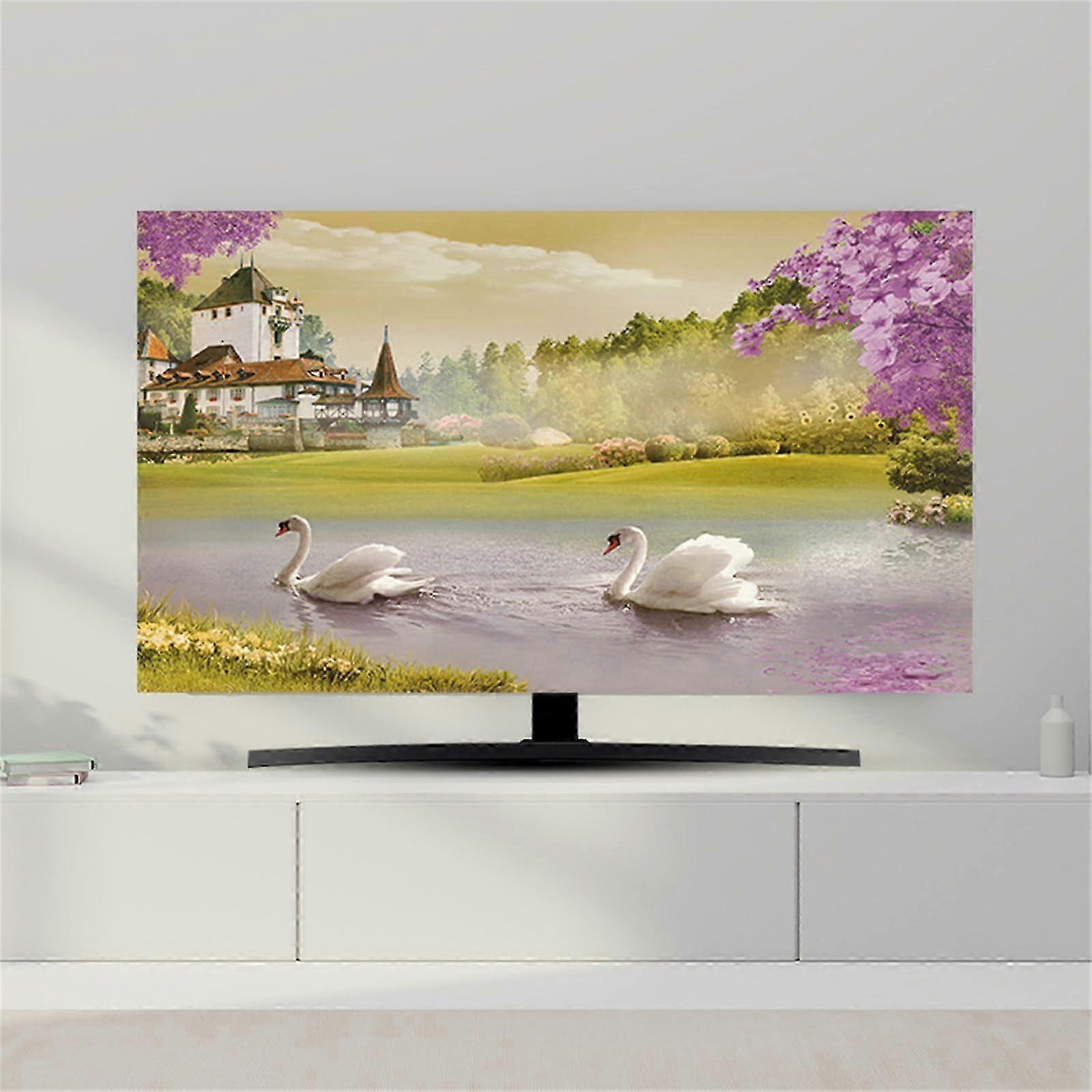 Elastic Polyester TV Dust Cover