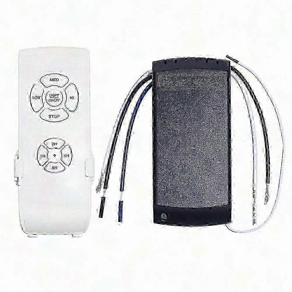 Ceiling Fan Remote Control Kit with Timer and Speed Adjustment for AC 220V Light Switch
