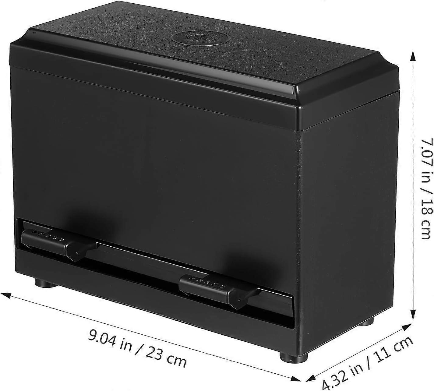 Automatic Straw Box Straw Dispenser for Counter, Brown