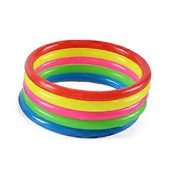 Wooden Ring Toss Game Jungle Animals for Decoration Assorted Color