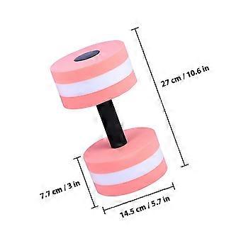 Eva Dumbbell for Swimming Water Floating Dumbbell for Women Use 1Pcs Pink