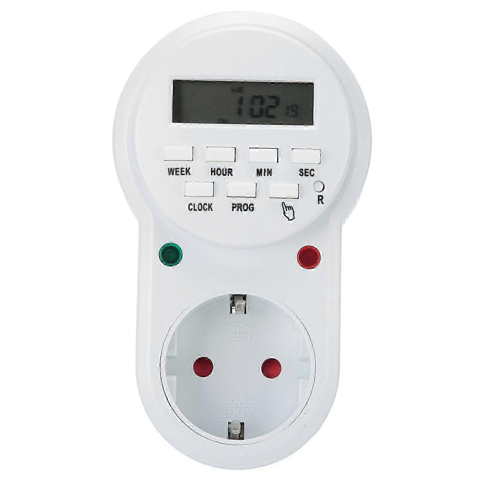 16A Smart Digital Programmable Timer Socket Cycling Timer Outlet Switch(YMCAT)