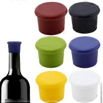 6 Pcs Reusable Bottle Stopper for Wine Champagne-bj