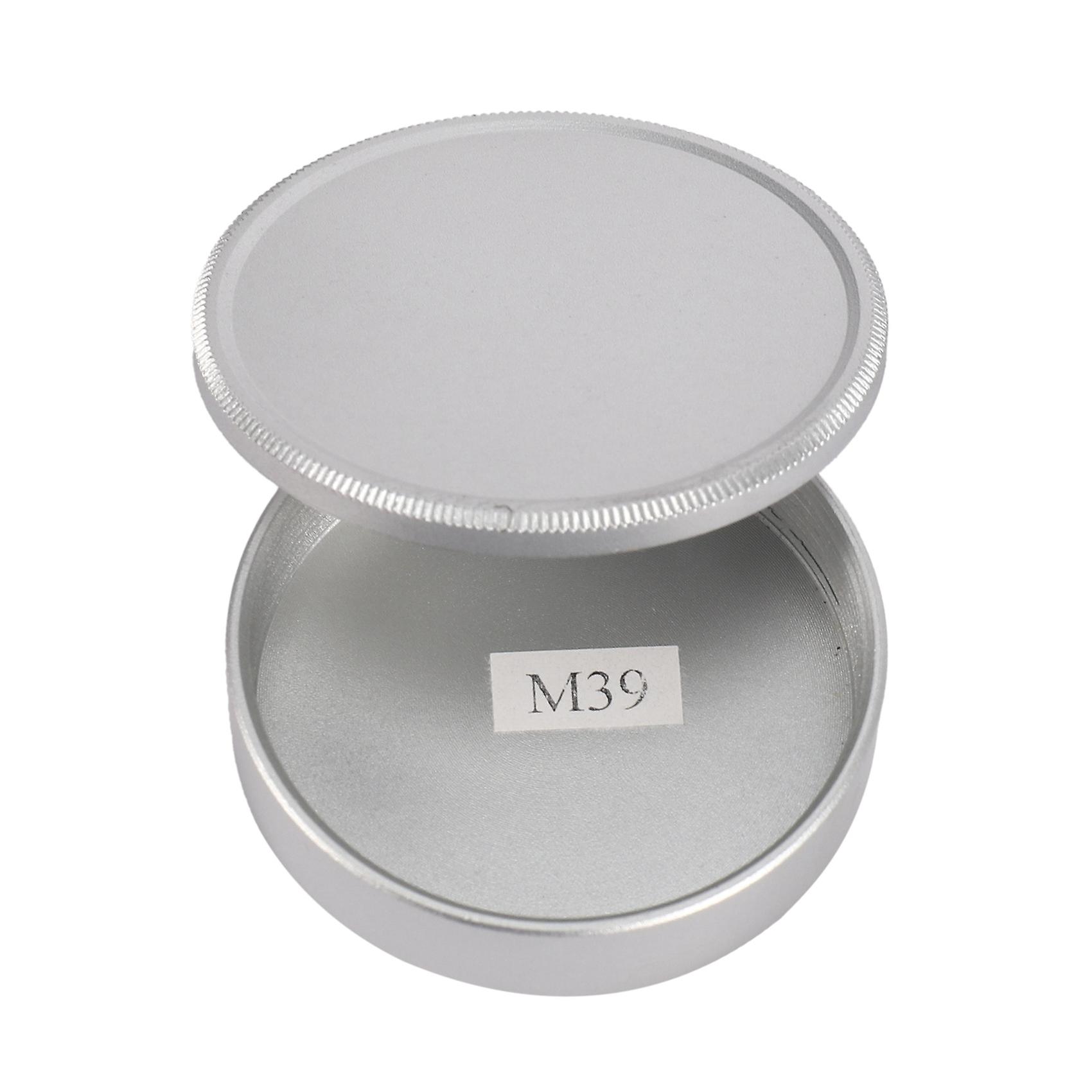 Metal Body Cap And Lens Rear Cap Set For M39 Ltm Screw Mount Mcm39ssilver