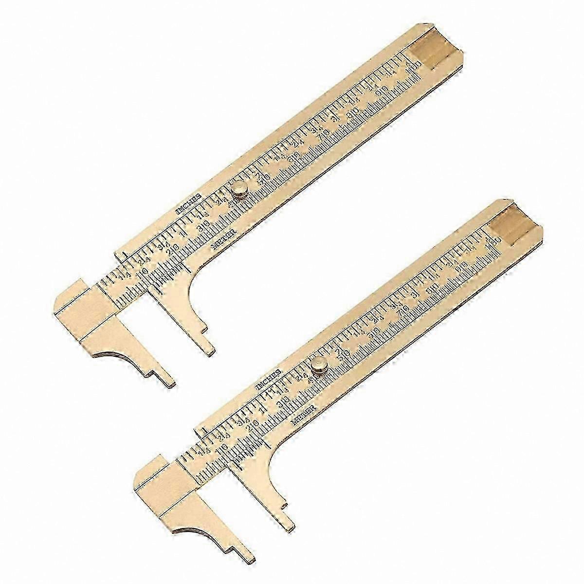 100mm Brass Caliper Dual Scale Precision
