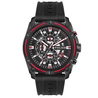 Police watches urban rebel Quartz Analog Man Watch with Silicone Bracelet PL.16110JSRB-02P