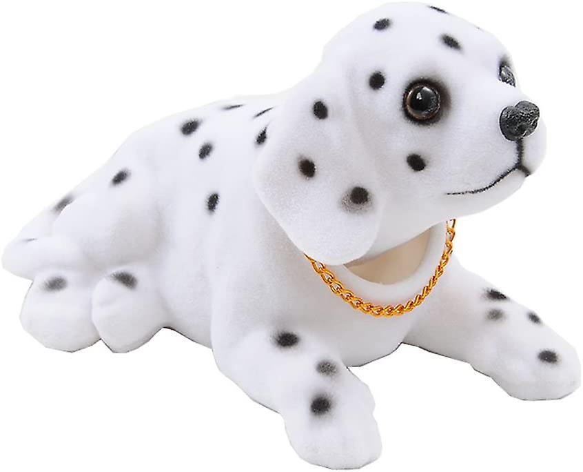 HeyteaDashboard Head Psy głowy Car Dash Puppy do dekoracji pojazdu samochodowego (dalmatyńczyki)