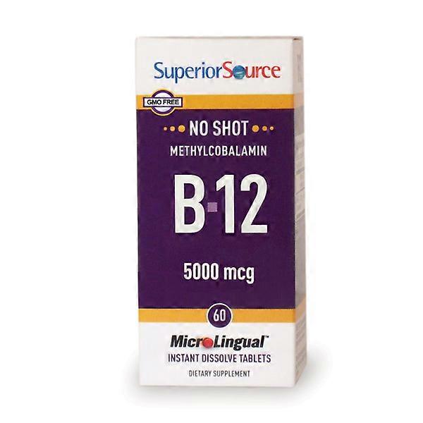 Superior Source Methylcobalamin B-12 5000 Mcg 60 Ct