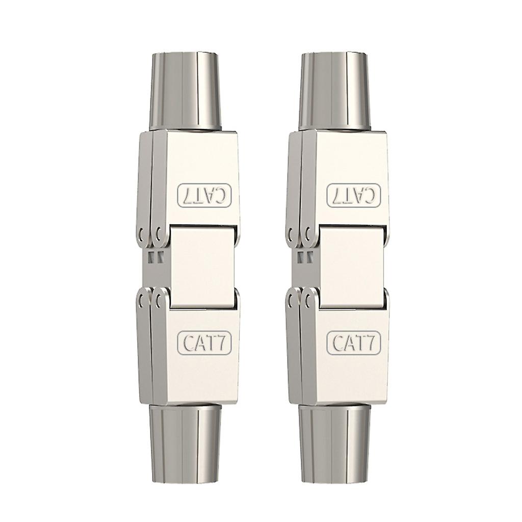 RJ45 Cat7 Cable Extender Junction Adapter Network Connection Full Shielded