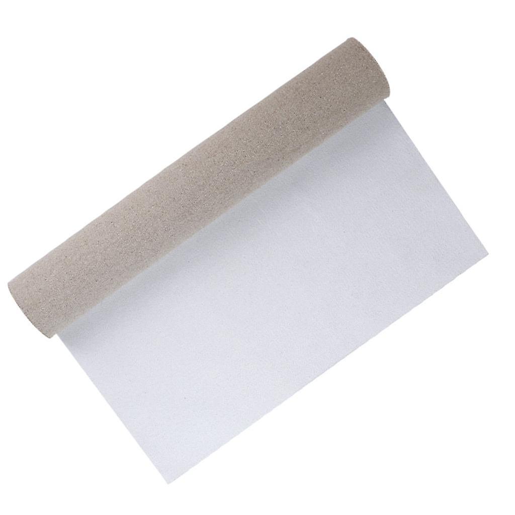 Natural Linen Canvas Primed Artists Art Painting Solid Cloth Fabric  0.38m