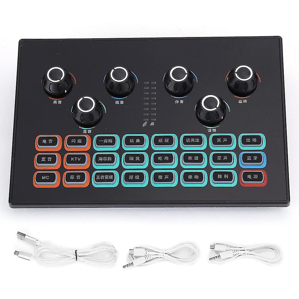 Sc01 Live Sound Card For Mobile Phone Computer Games For Live Broadcasting And Charging