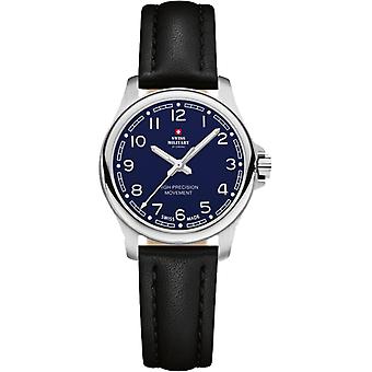 Wristwatch round with leather strap Women's Analog Quartz Watch with Cowhide Bracelet SM30201.26
