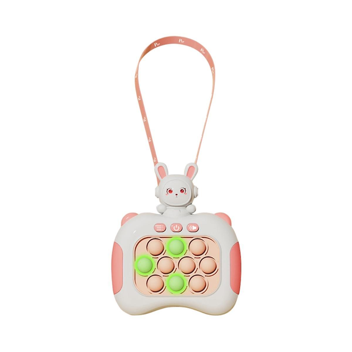 Quick Push Bubble Game Fidget Game Handle Anti-Stress Leker med LED Game Machine lindre stress leketøy