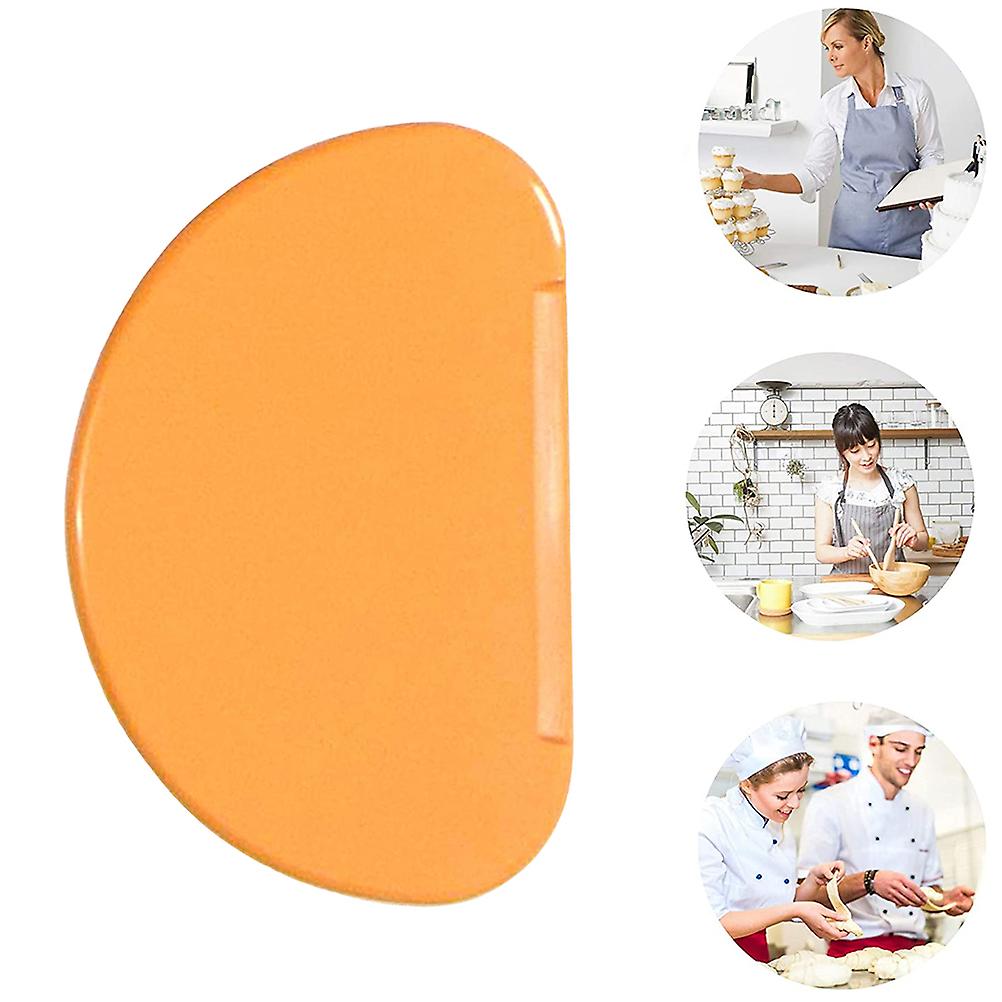Semicircle Edge Silicone Dough Scraper Cake Smoother Cake Scraper Dough Cutter Baking Tools