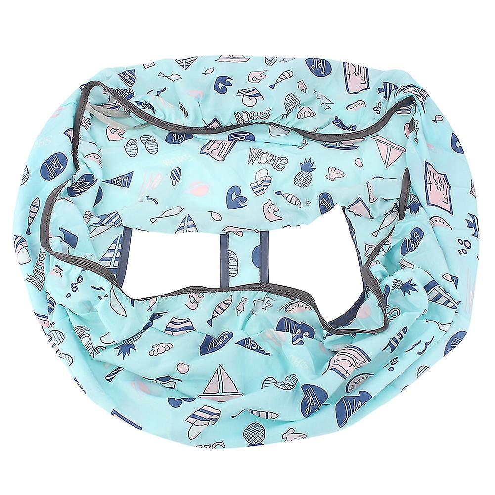 Protective cover for portable shopping cart, soft cushion for baby seat