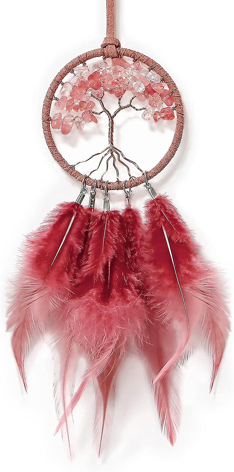 Handmade Feather Dream Catcher Car