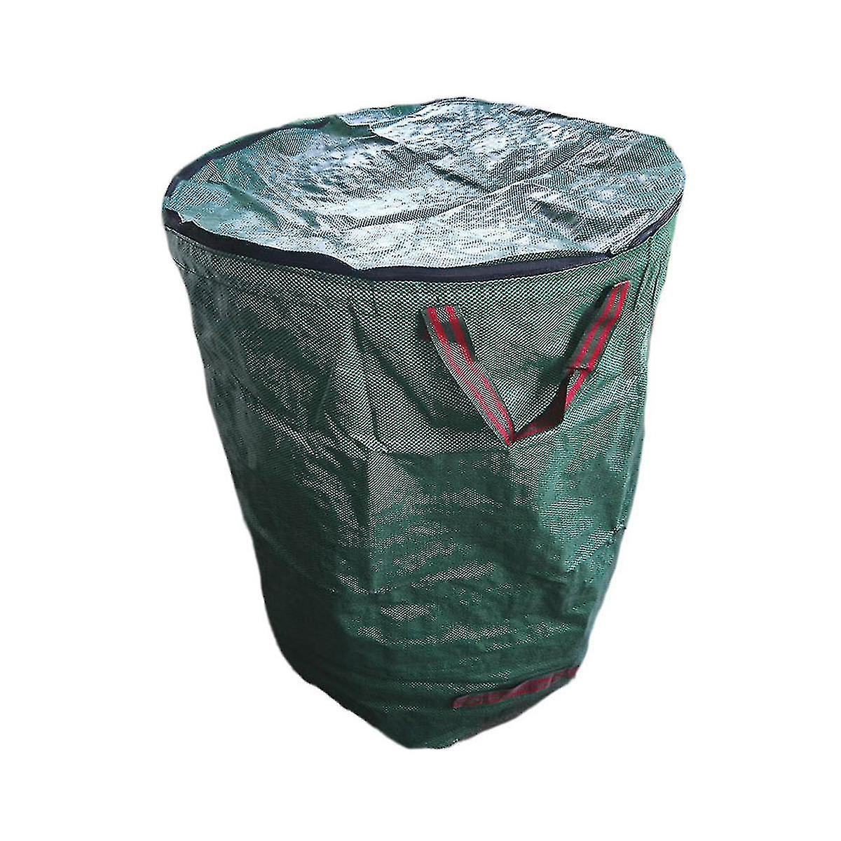 120l Big Capacity Garden Bag Reusable Leaf Sack Foldable Garden Garbage Waste Container Storage Bag