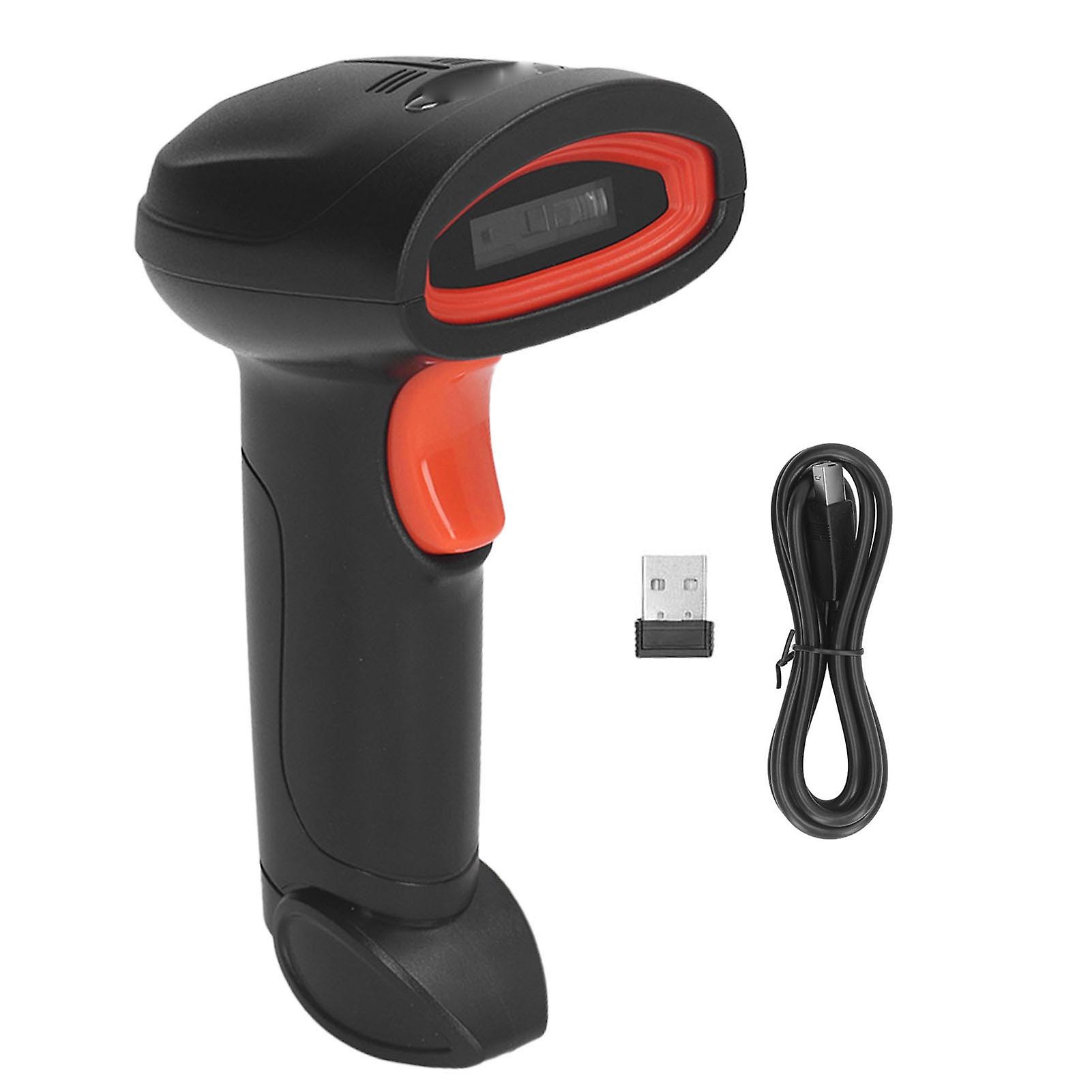 Handheld Barcode Scanner Bluetooth 2.4g Wireless Barcode Reader For Supermarket Pharmacy