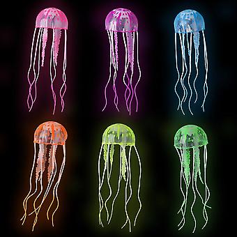 6pcs knstliche Quallen Dekor Ornament fr Aquarium Aquarium Geflschte Quallen  Aquarium Dekorationen Glhende Quallen Effekt sicher fr Fisch Instant |  Fruugo CH