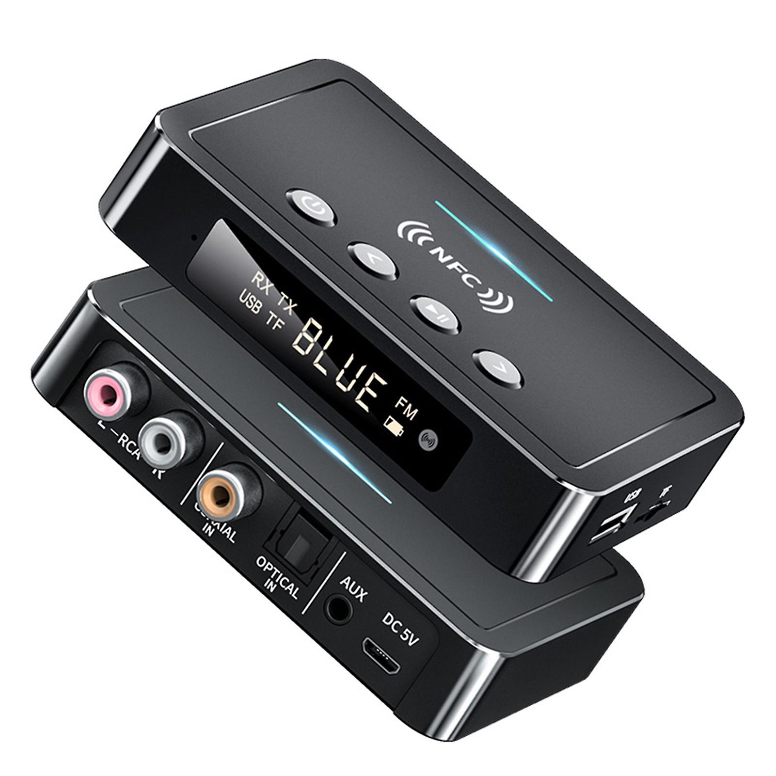 3 in 1 BT 5.0 Transmitter Receiver NFC Auto Pairing Bluetooth-Compatible
