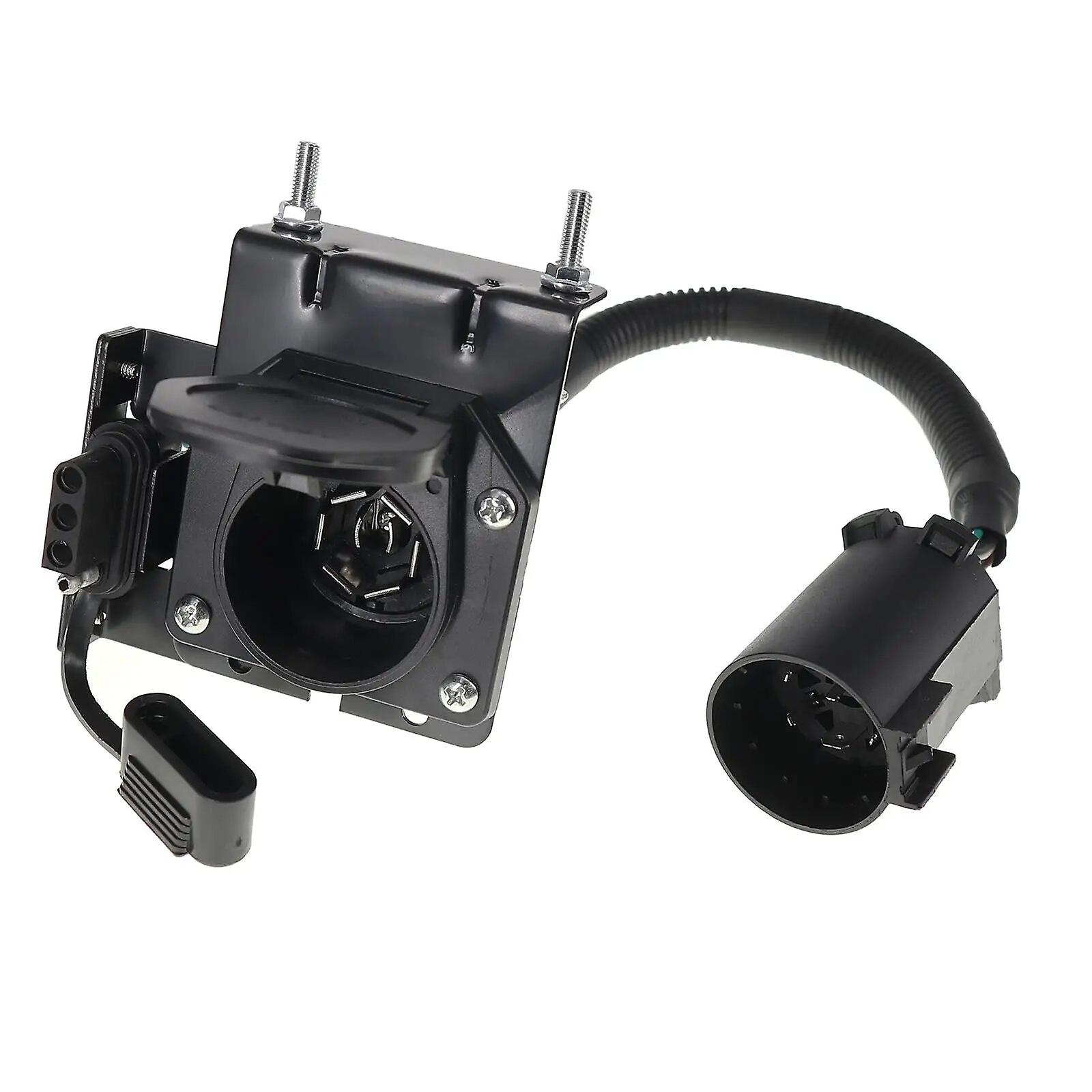 Trailer Wiring Harness Adapter 4 Pin Sockets and 7 Pin Plug Durable Hardware~8239