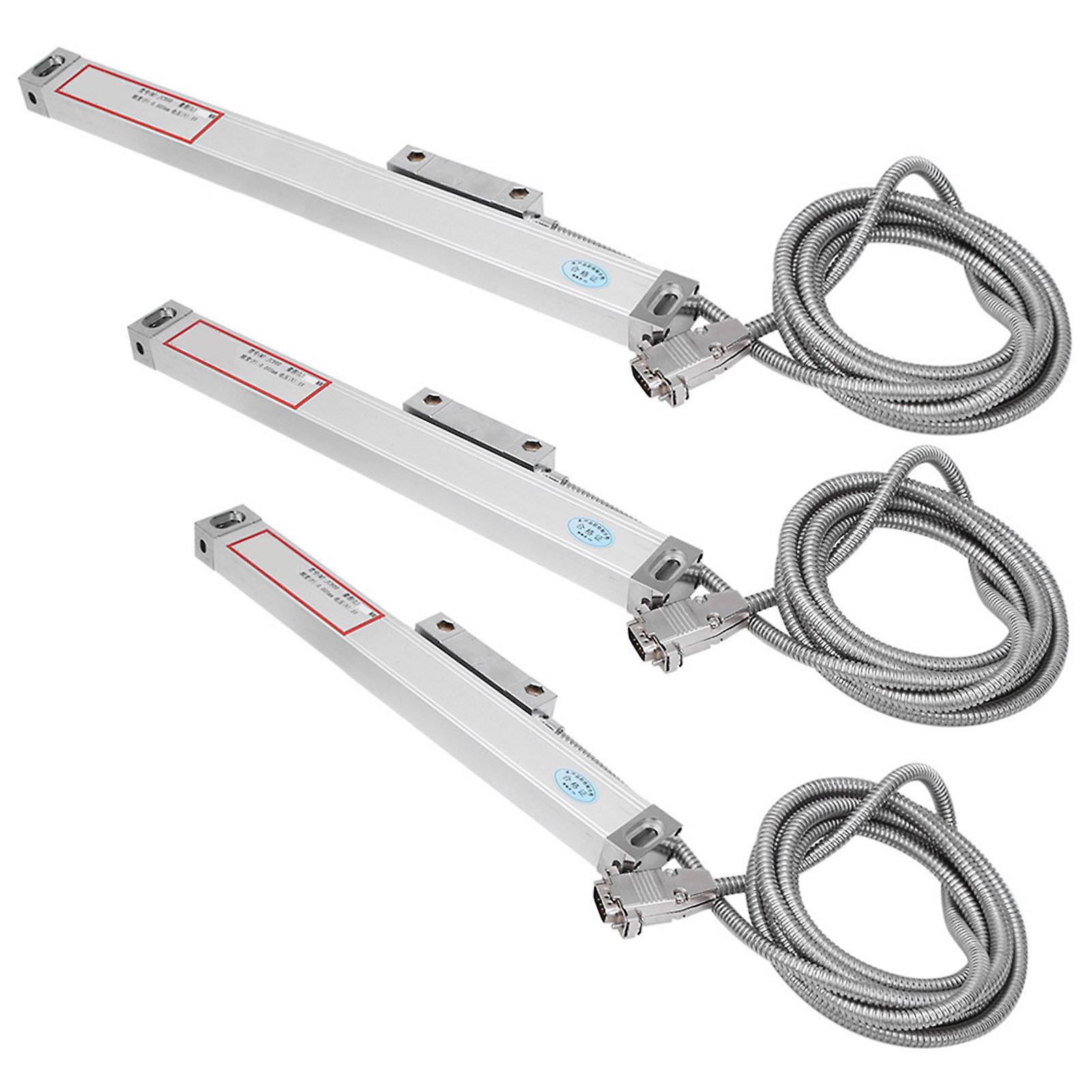 3 Stück JC800 Lineare Skala 5um Präzisions-DRO-Encoder 200-700mm