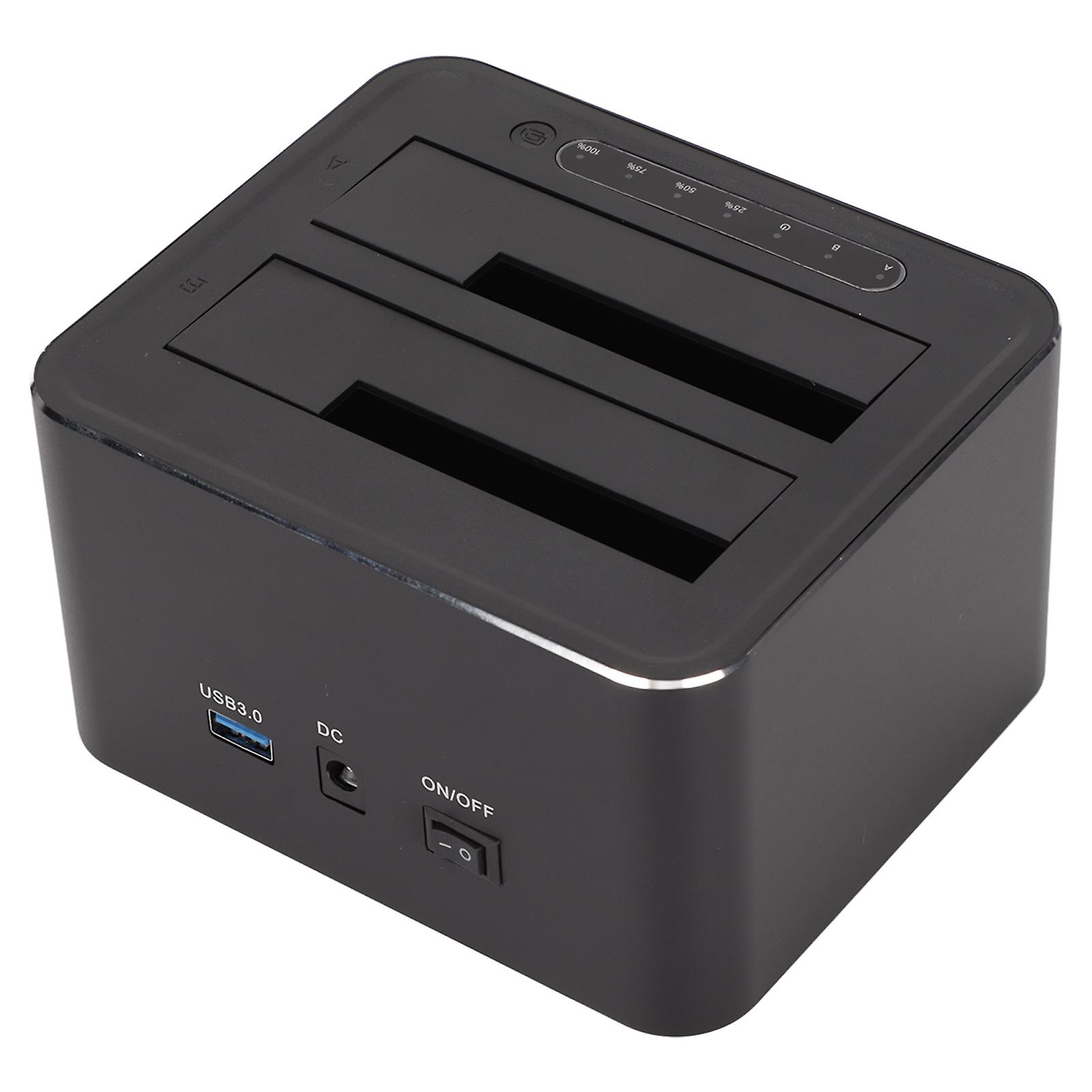 Hard Drive Docking Station USB3.0 Aluminium Alloy 7+15Pin SATA 5Gbps Transmission Maximum 32TB HDD Docking Station
