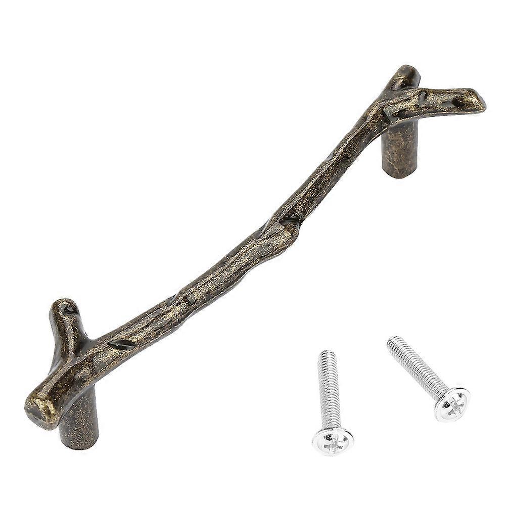 Zinc Alloy Tree Branch Solid Cabinet Handle Simple Style Furniture Door Accessory(122-Bronze)