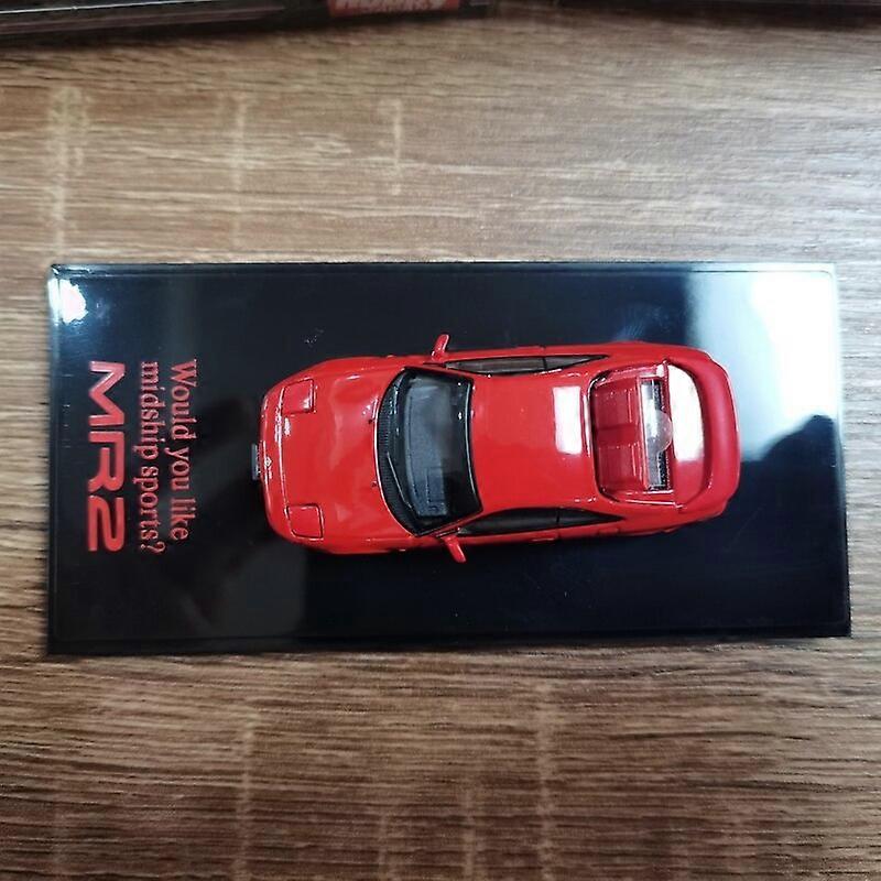 Modèle Réduit Toyota MR2 (SW20) 1:64 INNO - Voiture Miniature Alliage Rouge, Boîte Collector
