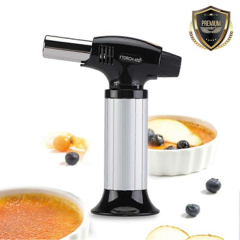 Prefessional Butane Torch, Kitchen Cooking Refillable Torchs | Safety Lock & Adjustable Flames
