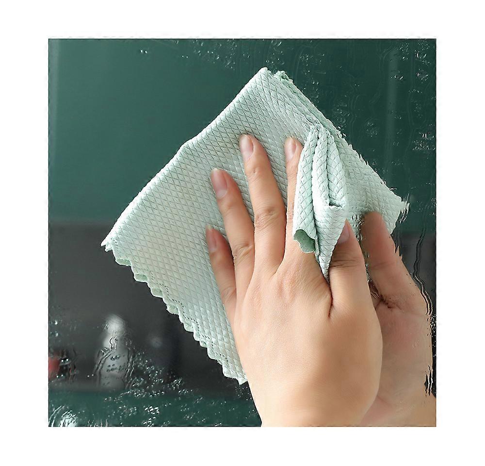 10 Pack Multifunction Microfiber Cleaning Cloth 25 x 25cm (Colored)