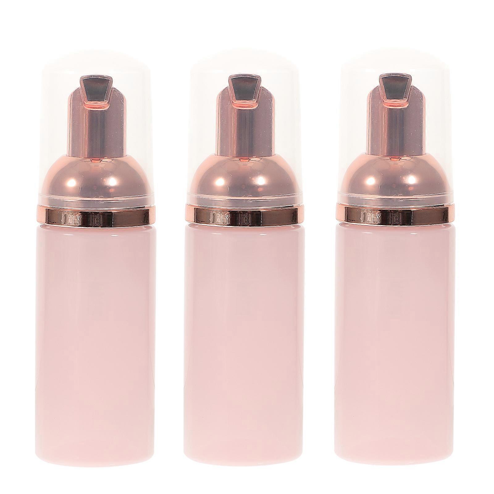 3pcs 50ml Refillable Foaming Pump Dispenser Empty for Travel Hand Soap Shampoo