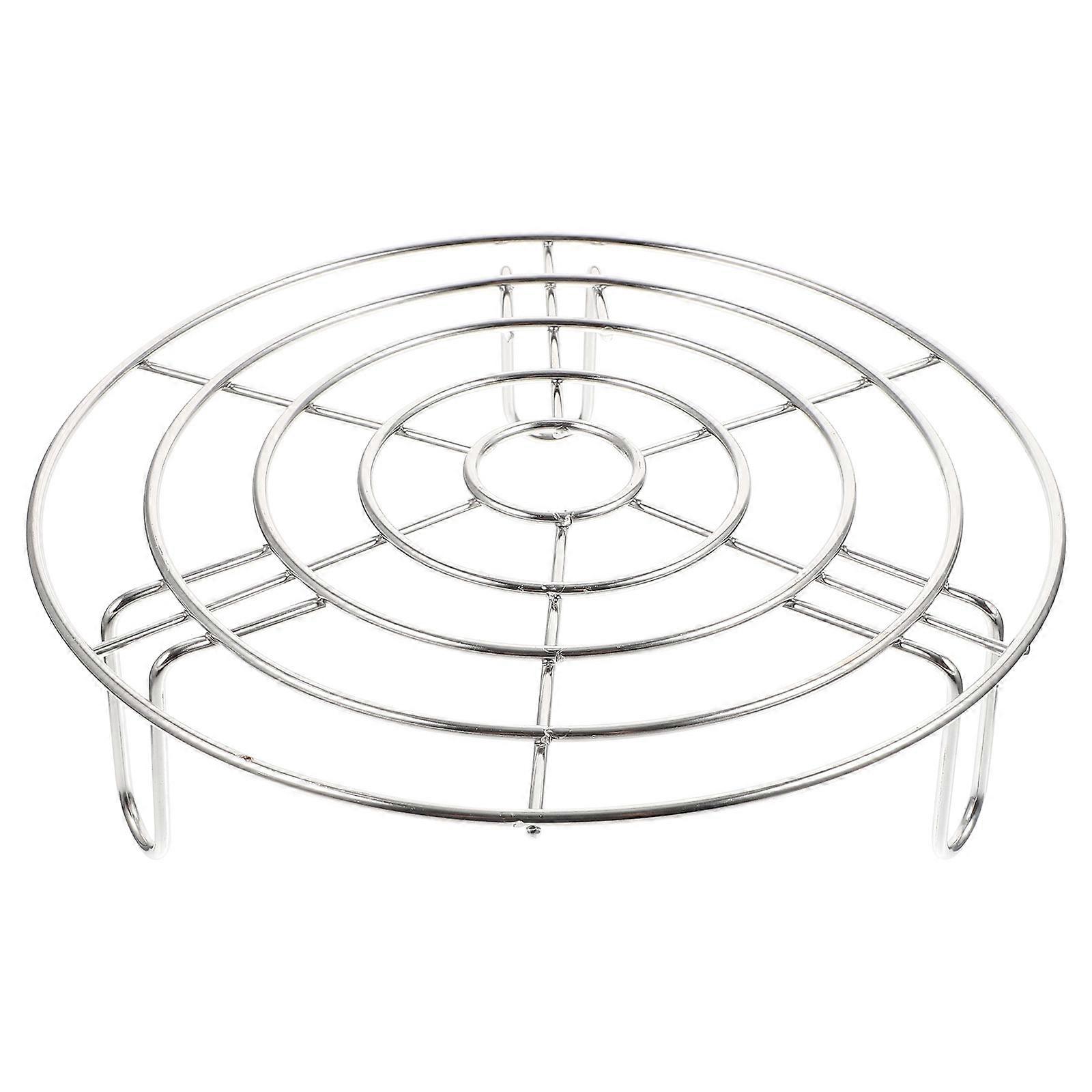 Household Steaming Rack Practical Cooling Rack Stainless Steel Steam Rack Kitchen Accessory
