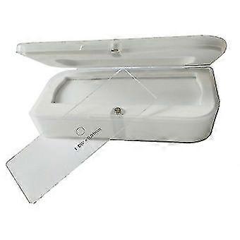 25 * 75mm 0.01mm Microscope Stage Micrometer Calibre Microscope Slide Avec Une Échelle